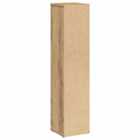Produktbild för Badrumsskåp med rullhållare hantverksmässig ek 20,5x20x90 cm