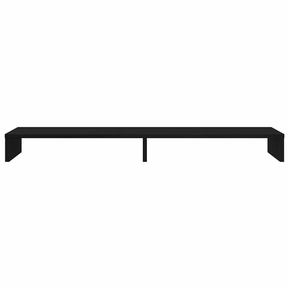 Produktbild för Monitorstativ svart ek 100x27x10 cm konstruerat trä