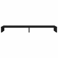 Produktbild för Monitorstativ svart ek 100x27x10 cm konstruerat trä