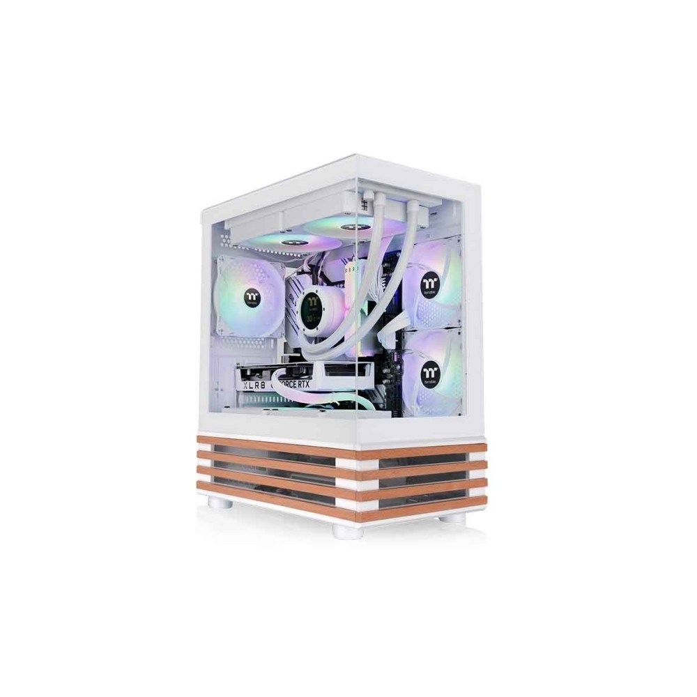 Produktbild för Thermaltake View 170 WS ARGB Snow, Micro Tower, PC, Vit, mic...