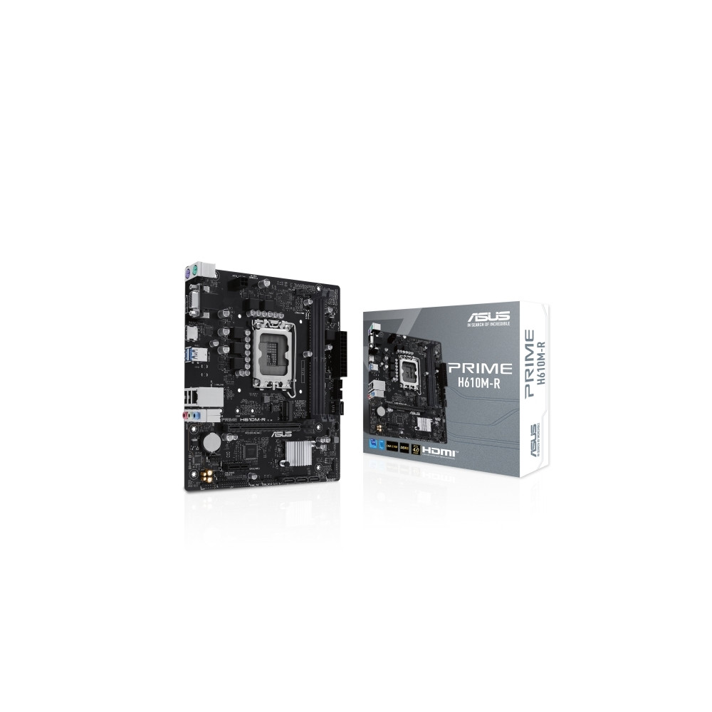 Produktbild för ASUS PRIME H610M-R-SI - moderkort - micro ATX - LGA1700-uttag - H610