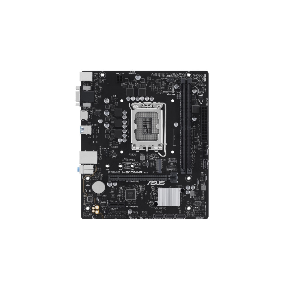 Produktbild för ASUS PRIME H610M-R-SI - moderkort - micro ATX - LGA1700-uttag - H610