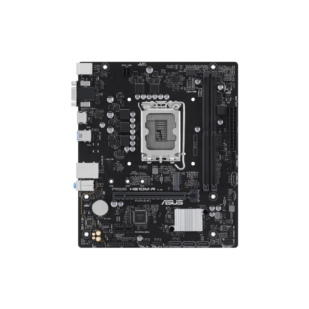 Produktbild för ASUS PRIME H610M-R-SI - moderkort - micro ATX - LGA1700-uttag - H610