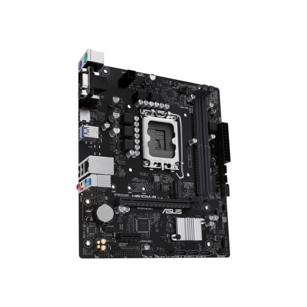 Produktbild för ASUS PRIME H610M-R-SI - moderkort - micro ATX - LGA1700-uttag - H610
