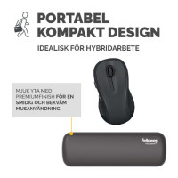 Produktbild för Handledsstöd mus FELLOWES Breyta svart