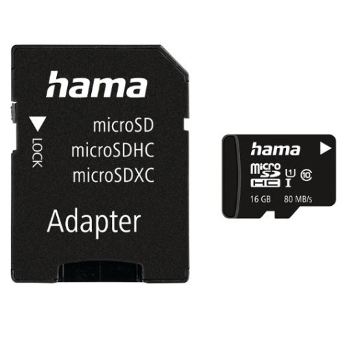 Hama Minneskort HAMA Micro SDHC 16GB CL10