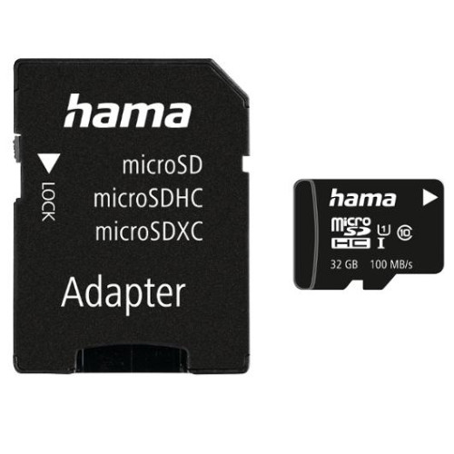 Hama Minneskort HAMA Micro SDHC 32GB CL10