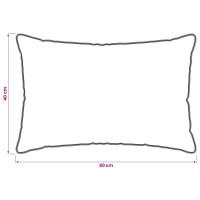 Produktbild för Täcksätt med kudde Vit 200 x 200 cm Bomull, Bambu, Polyester