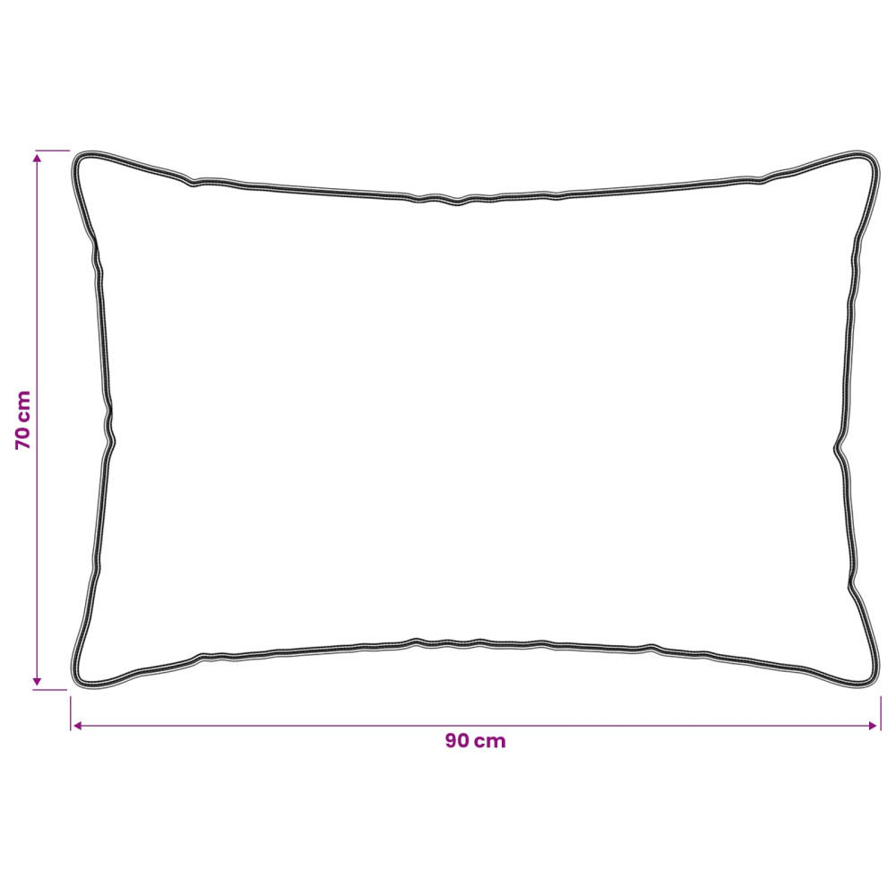Produktbild för Täcksätt med kudde Vit 135 x 220 cm Bomull, Bambu, Polyester