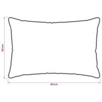 Produktbild för Täcksätt med kudde Vit 240 x 260 cm Bomull, Bambu, Polyester