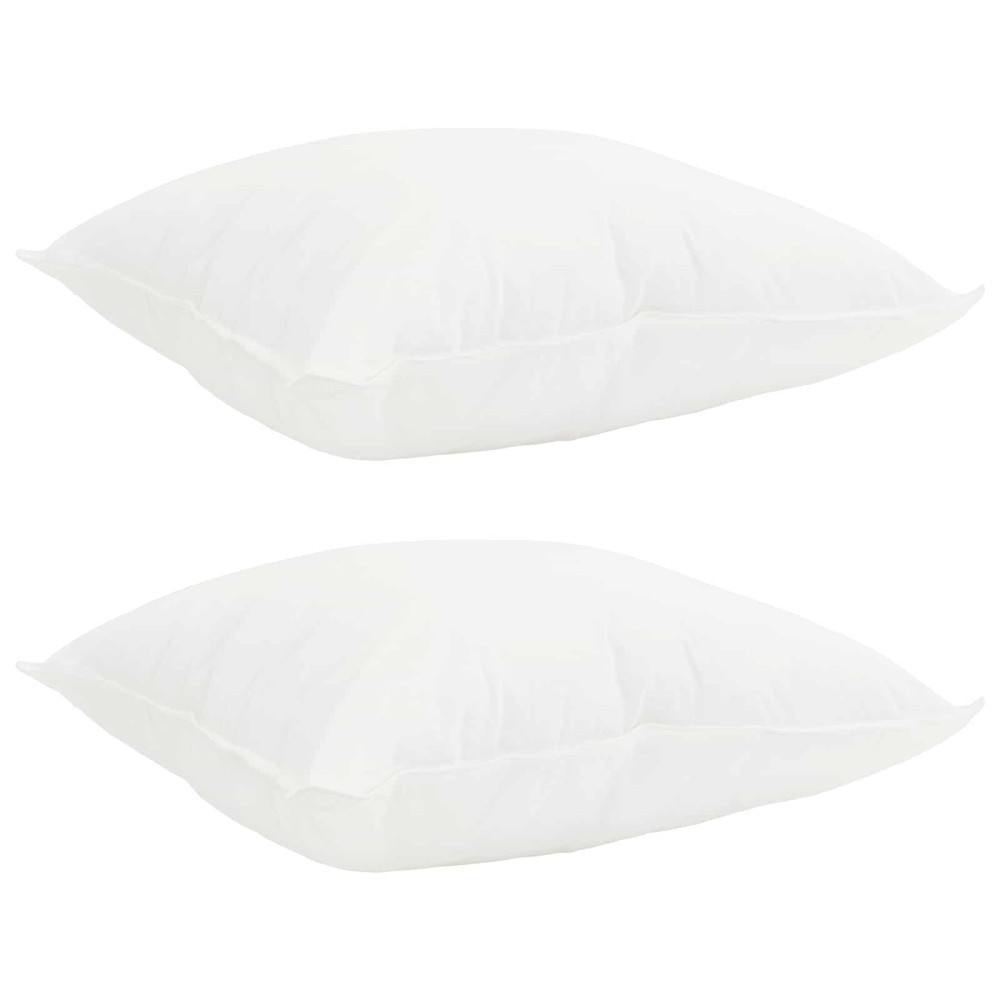 Produktbild för Täcksätt med kudde Vit 240 x 260 cm Bomull, Bambu, Polyester