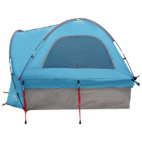 Produktbild för Bil tält med tak Blå 200 x 170 x 170 cm Polyester och Stål