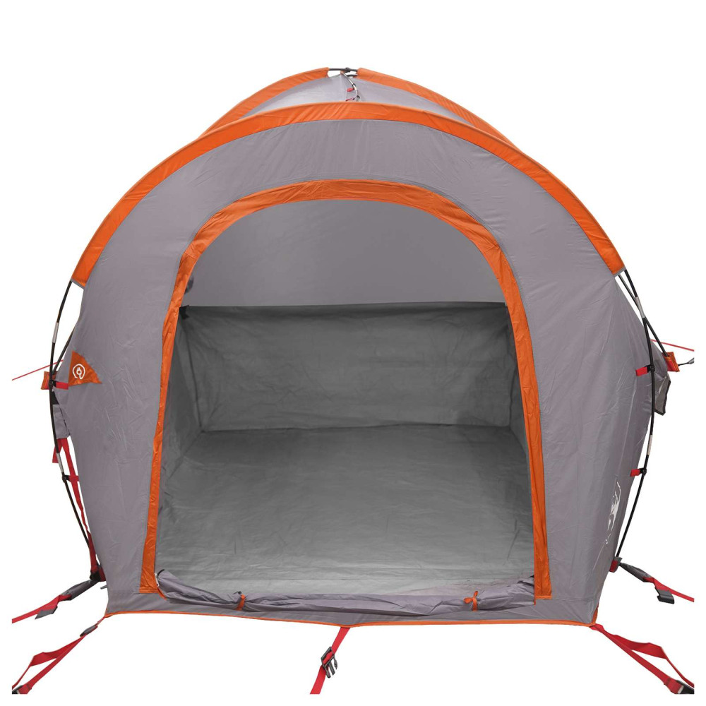 Produktbild för Bil tält Grå och orange 200 x 170 x 170 cm Polyester och Stål
