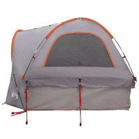 Produktbild för Bil tält Grå och orange 200 x 170 x 170 cm Polyester och Stål