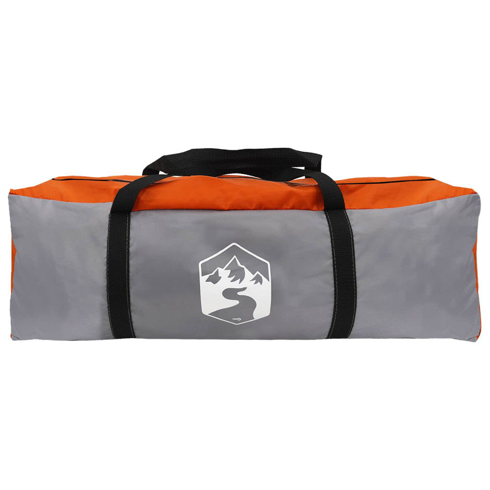 Produktbild för Bil tält Grå och orange 200 x 170 x 170 cm Polyester och Stål