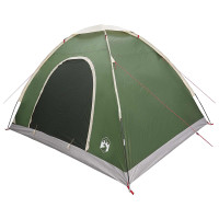 Produktbild för Campingtält med tak med luftventil Grön 275 x 215 x 125 cm