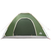 Produktbild för Campingtält med tak med luftventil Grön 275 x 215 x 125 cm