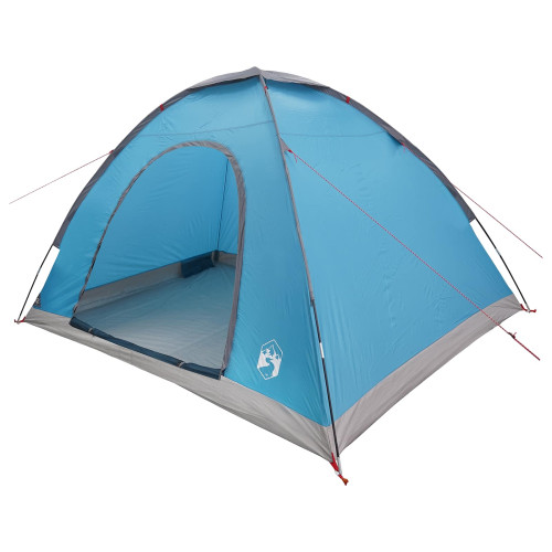 vidaXL Campingtält med tak med luftventil Blå 275 x 215 x 125 cm