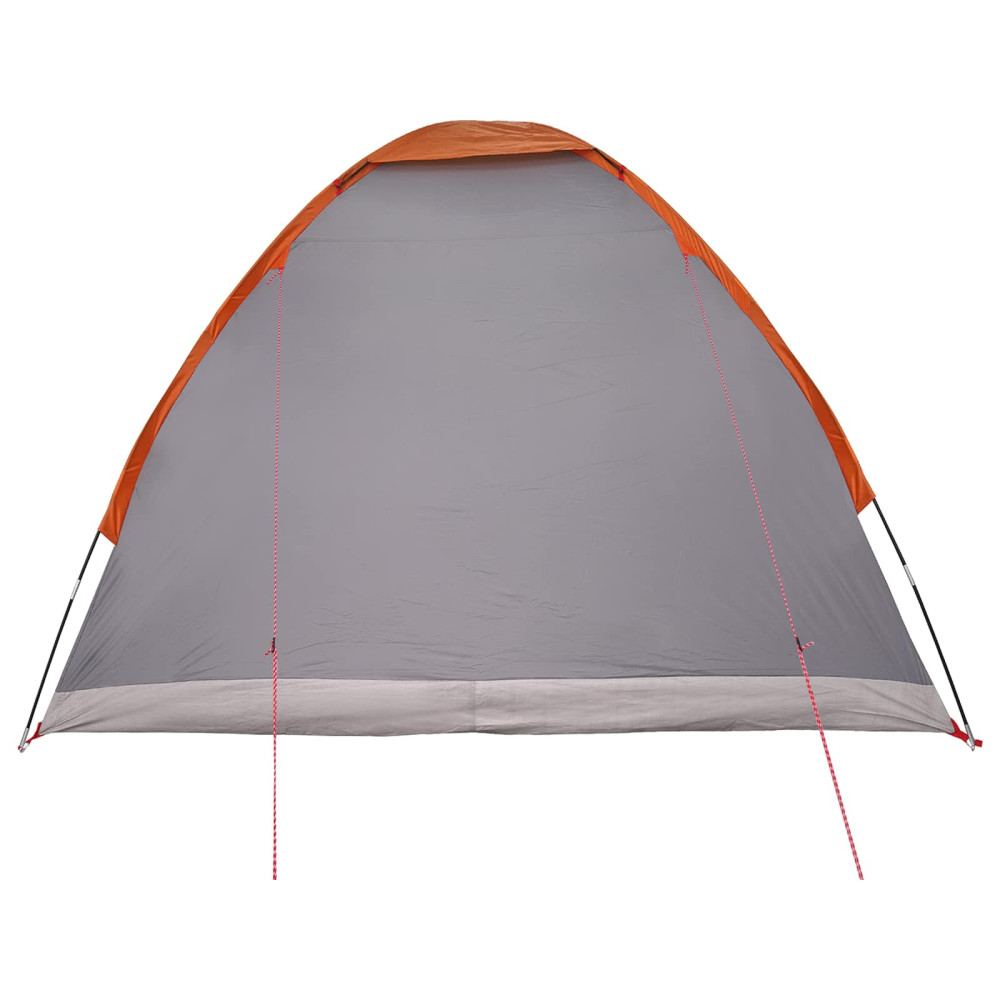 Produktbild för Campingtält med tak Grå och orange 275 x 215 x 125 cm
