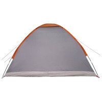 Produktbild för Campingtält med tak Grå och orange 275 x 215 x 125 cm