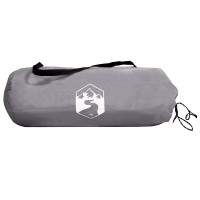Produktbild för Campingtält med tak Grå och orange 275 x 215 x 125 cm