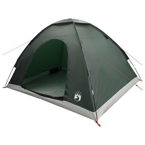 vidaXL Campingtält med tak med luftventil Armégrön 275 x 215 x 125 cm