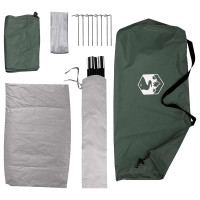 Produktbild för Campingtält med tak med luftventil Armégrön 275 x 215 x 125 cm