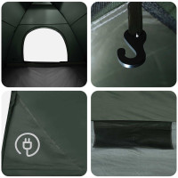 Produktbild för Campingtält med tak med luftventil Armégrön 275 x 215 x 125 cm
