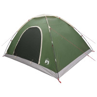 Produktbild för Campingtält med tak med luftventil Grön 335 x 275 x 180 cm