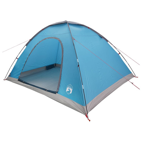 vidaXL Campingtält med tak med luftventil Blå 335 x 275 x 180 cm