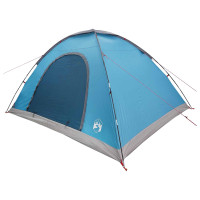 Produktbild för Campingtält med tak med luftventil Blå 335 x 275 x 180 cm