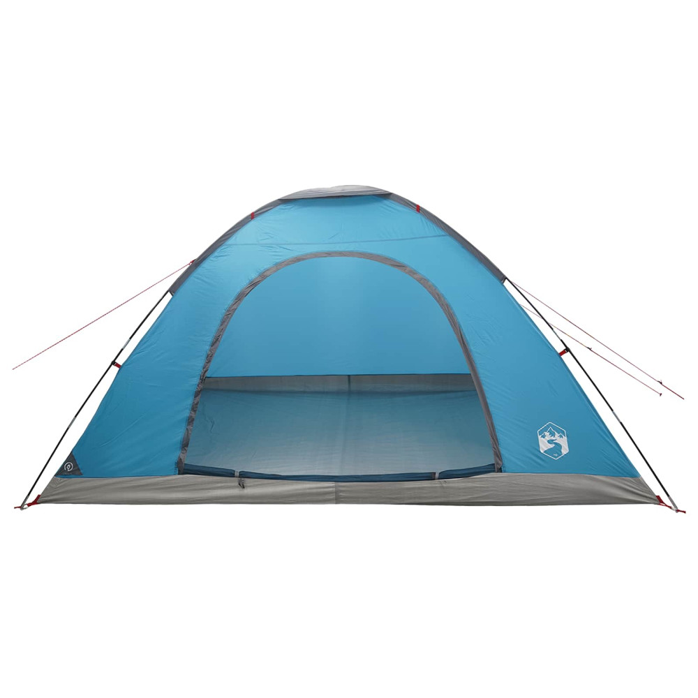 Produktbild för Campingtält med tak med luftventil Blå 335 x 275 x 180 cm