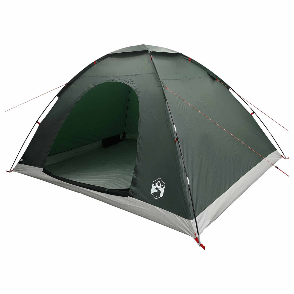 Produktbild för Campingtält med tak med luftventil Armégrön 335 x 275 x 180 cm