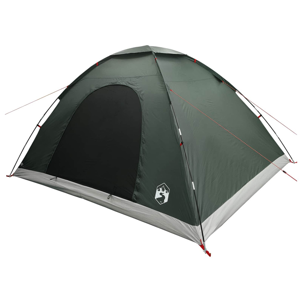 Produktbild för Campingtält med tak med luftventil Armégrön 335 x 275 x 180 cm