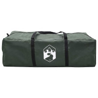 Produktbild för Campingtält med tak med luftventil Armégrön 335 x 275 x 180 cm