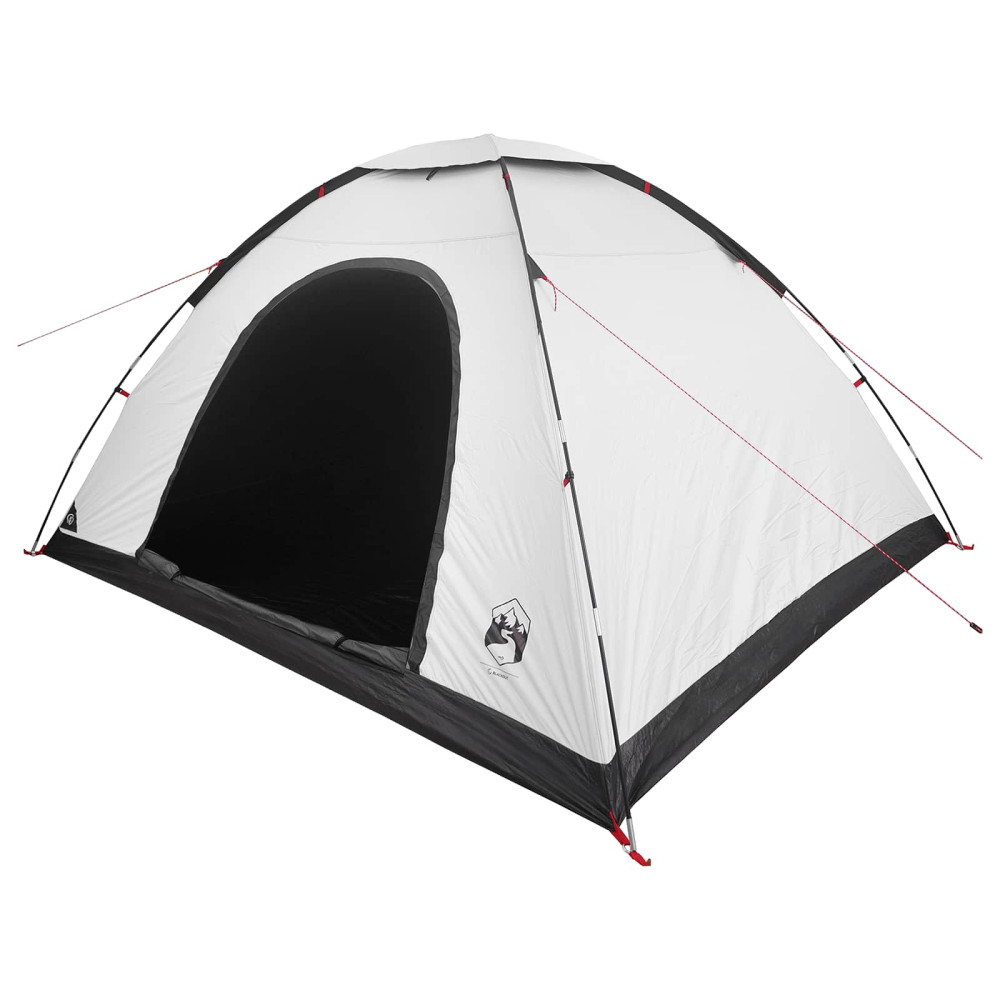 Produktbild för Campingtält med tak Vit Blackout 335 x 275 x 180 cm