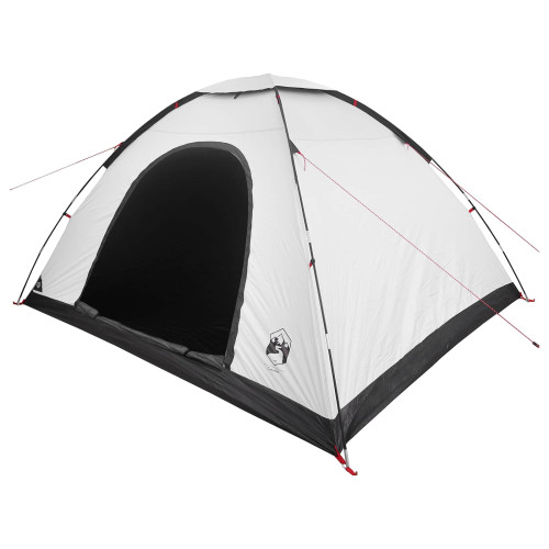 vidaXL Campingtält med tak Vit Blackout 335 x 275 x 180 cm