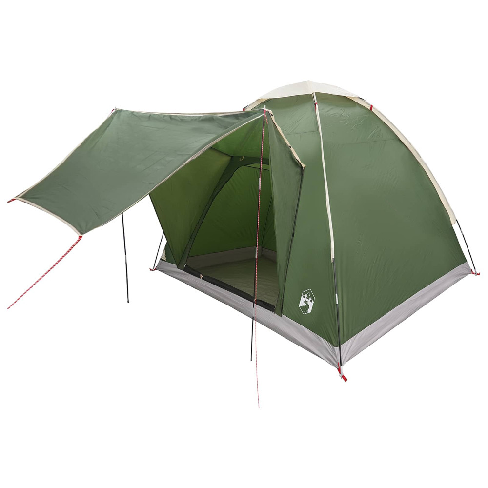 Produktbild för Campingtält med tak Grön 2-manna Polyester och Stål
