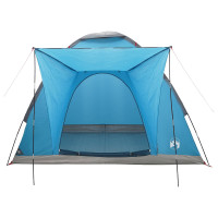 Produktbild för Campingtält med tak Blå 2-manna Polyester och Stål