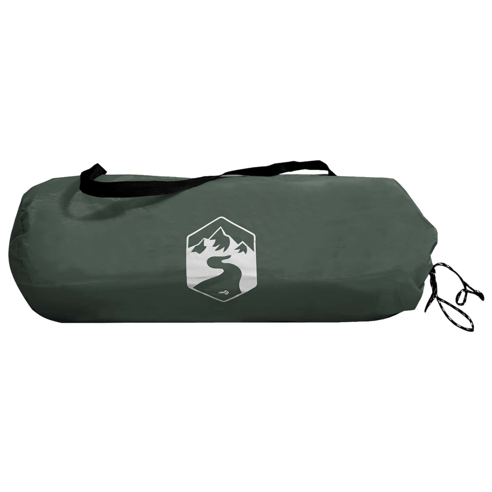 Produktbild för Campingtält Armégrön 190 x 140 x 105 cm Polyester och Stål