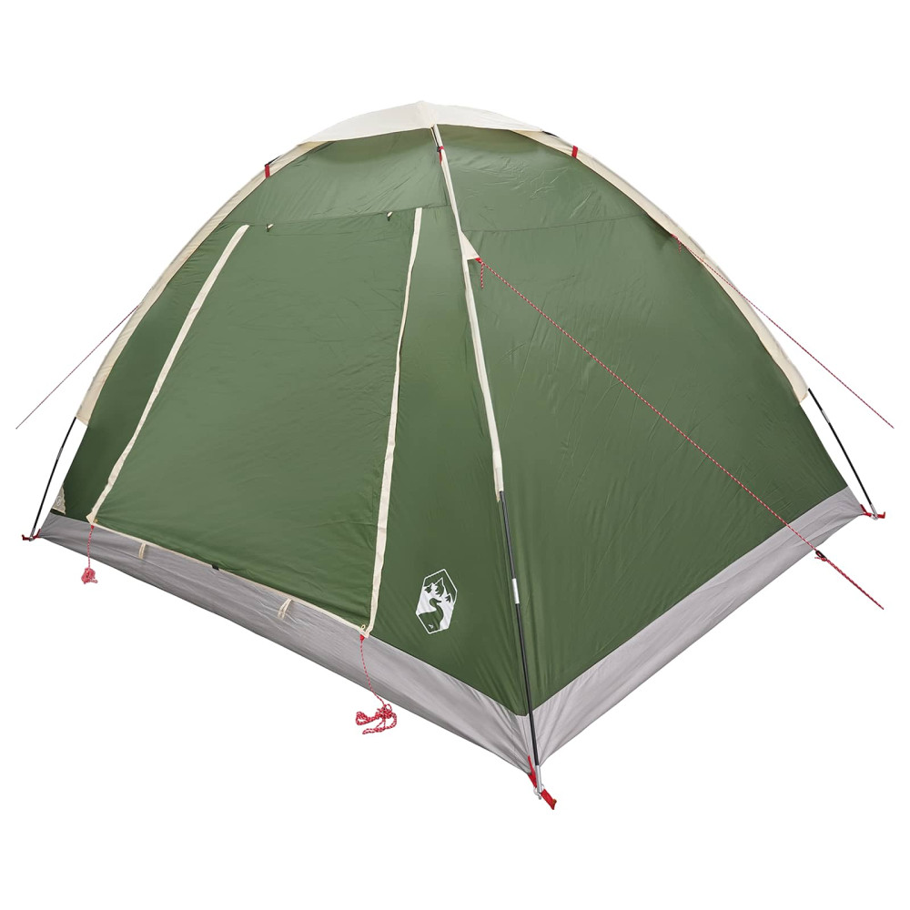 Produktbild för Campingtält med tak Grön 4 personer Polyester och Stål