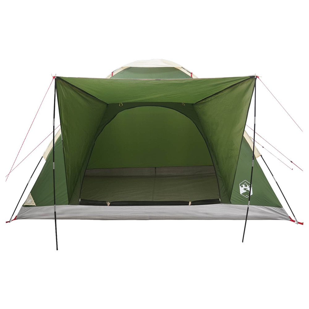 Produktbild för Campingtält med tak Grön 4 personer Polyester och Stål