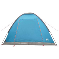 Produktbild för Campingtält med tak Blå 4 personer Polyester och Stål
