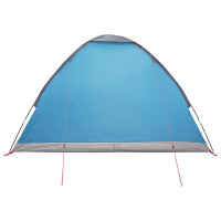 Produktbild för Campingtält med tak Blå 4 personer Polyester och Stål