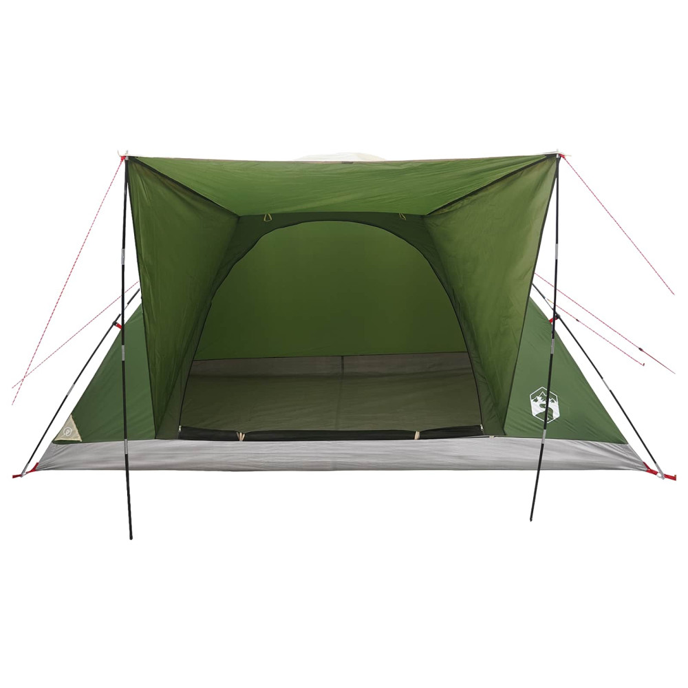 Produktbild för Campingtält med tak Grön 6 personer Polyester och Stål