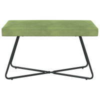 Produktbild för bänk Ljusgrön 80 x 40 x 45 cm Sammet