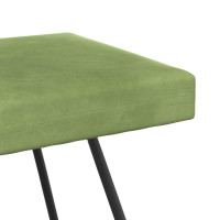 Produktbild för bänk Ljusgrön 80 x 40 x 45 cm Sammet