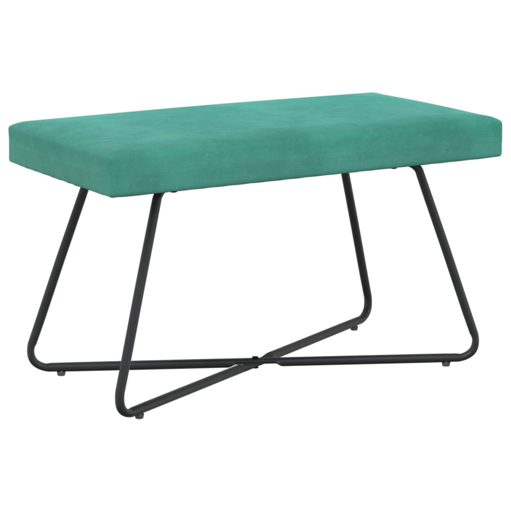 Produktbild för bänk Turkos 80 x 40 x 45 cm Sammet