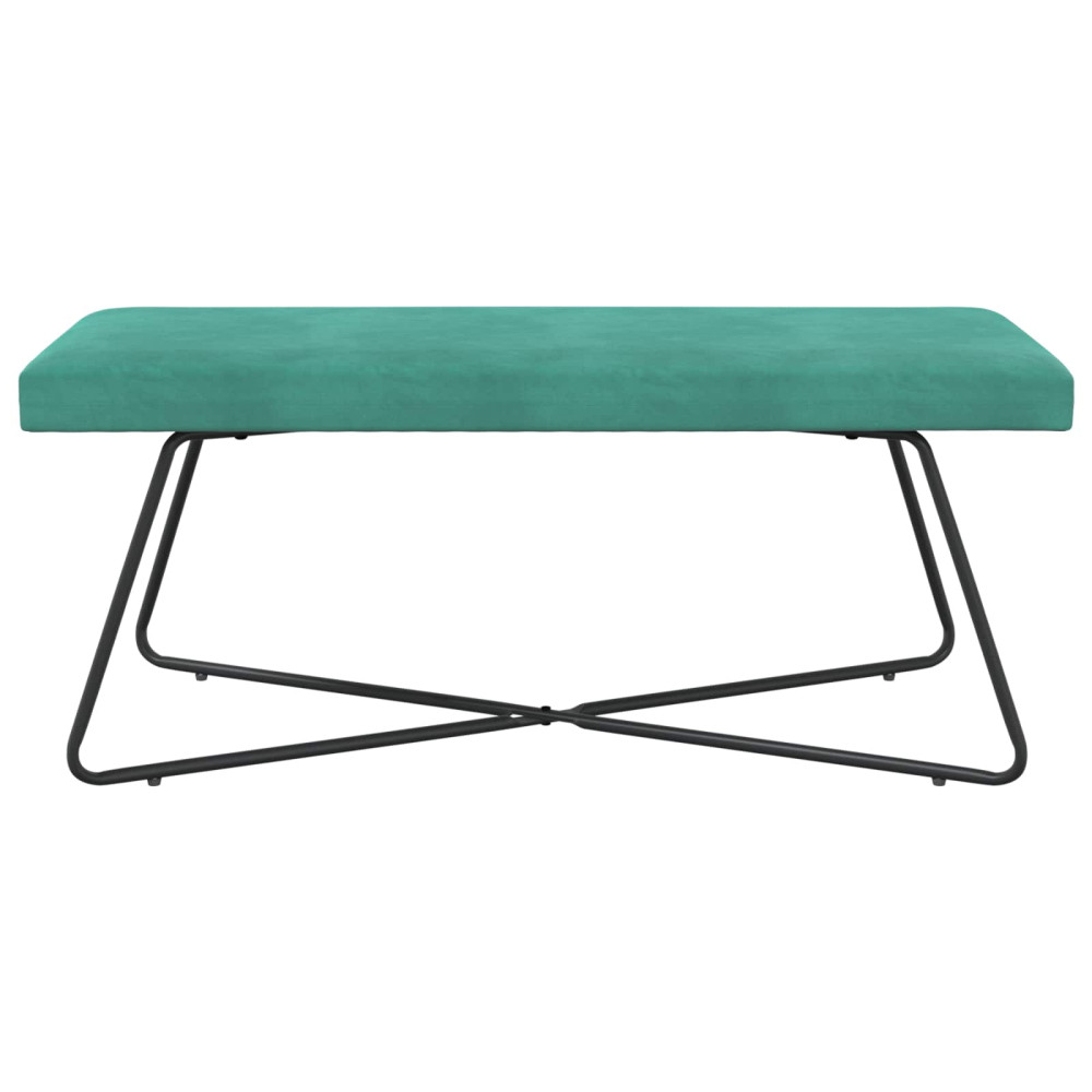 Produktbild för bänk Turkos 110 x 40 x 45 cm Sammet