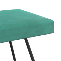 Produktbild för bänk Turkos 110 x 40 x 45 cm Sammet